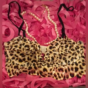 VS Pink Animal Print Bra XS/TP